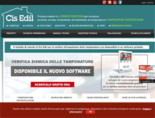 Tablet Screenshot of cisedil.it